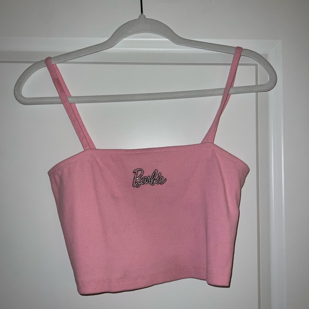 BARBI PINK CROP TANK